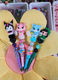 Carebears, green coffe girl, koromi, todos en (lapicero)