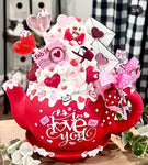 Valentine's tea pot