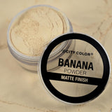 City Color Banana Loose Powder Matte Finish/ para el control de la cara grasosa