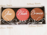 Glam set Glow, Blush, Bronze
