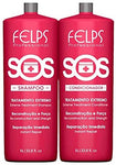Felps SOS Kit Shampoo and Conditioner for Intense Treatment 2x1L/2x33.8fl.oz
