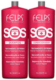 Felps SOS Kit Shampoo and Conditioner for Intense Treatment 2x1L/2x33.8fl.oz