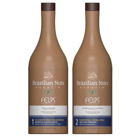 Sellado térmico de queratina brasileña - Felps Professional 1L ALACIADO BRAZILENO ( KERATIN TREATMENT)