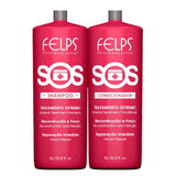 Felps SOS Kit Shampoo and Conditioner for Intense Treatment 2x1L/2x33.8fl.oz