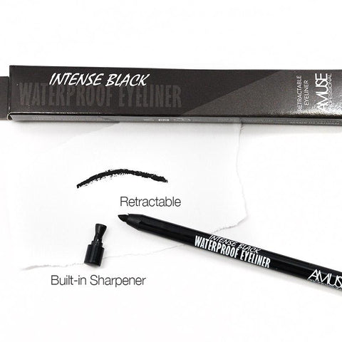 LAPIZ PARA OJOS NEGRO INTENSO/ INTENSE BLACK WATERPROOF EYELINER