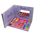 PALETA ENCANTADORA !! HERMOSOS 35 TONALIDADES ROSAS, AMARLLAS Y VERDES, QUE HARAN DE TU MAQUILLAJE UNA DIVERCION