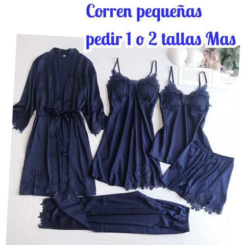 PIJAMAS SET OF 5 PCS  Azul/Blue