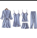 PIJAMAS SET OF 5PCS / SET DE 5 PIEZAS  Gris/Grey