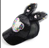 Baby White/Silver summer hat/ gorra para niñas