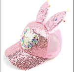 Baby White/Silver summer hat/ gorra para niñas