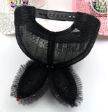Baby White/Silver summer hat/ gorra para niñas