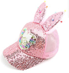 Baby White/Silver summer hat/ gorra para niñas