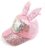 Baby White/Silver summer hat/ gorra para niñas