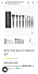 BITE THE BULLET BRUSH SET