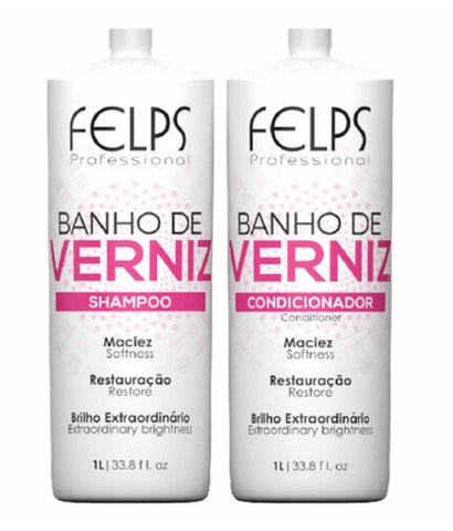 Felps Kit Barniz Baño Dúo Suavidad y Restauración 2x1L / 2x33.8fl.oz