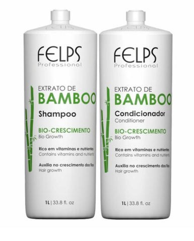 Felps Bamboo Extract Shampoo and Conditioner Kit Bio-Growth 2x1L/2x33.8fl.oz