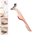 False Eyelash Extension Applicator Tweezers (Rose Gold)